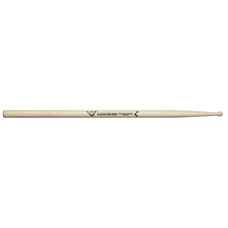 Vater VHCBBW Classics American Hickory Big Band Wood Tip Drumsticks (Pair)