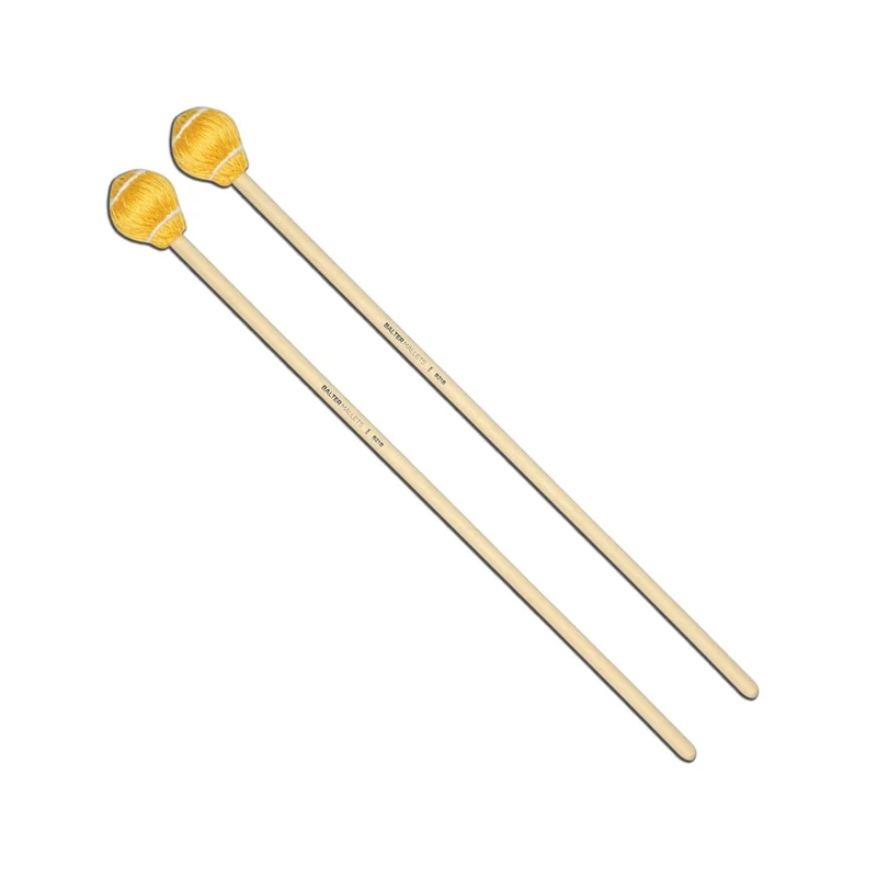 Vic Firth Balter Pro Vibe Mallets B21B Hard Cord Yellow (Birch)