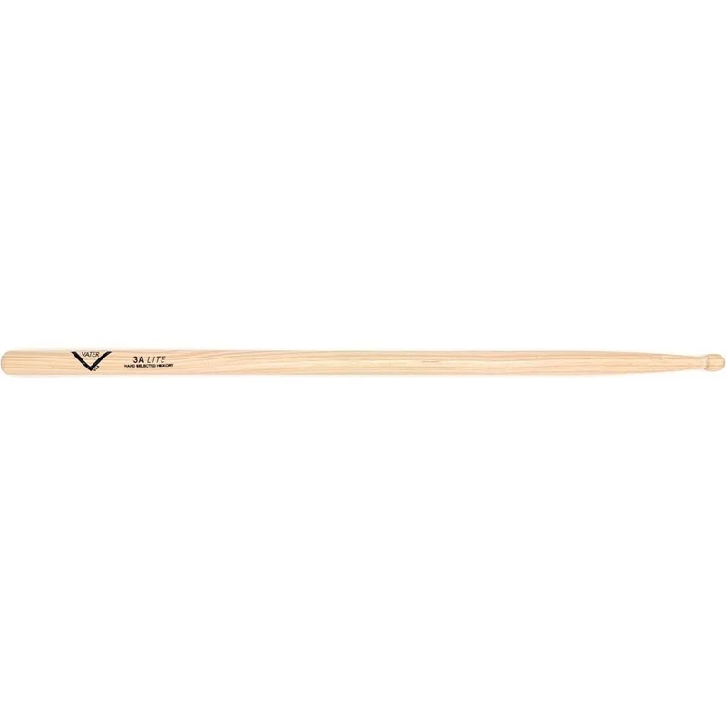 Vater VH3ALW American Hickory Wood Tip Drumsticks (Light) (Pair)