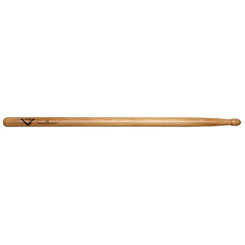Vater VH3SW 3S American Hickory Wood Tip Drumsticks (Pair)