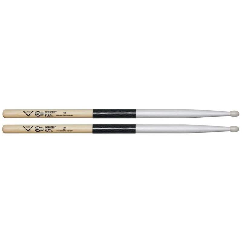 Vater VEP5BW Extended Play 5B Wood Tip Drumsticks (Pair)