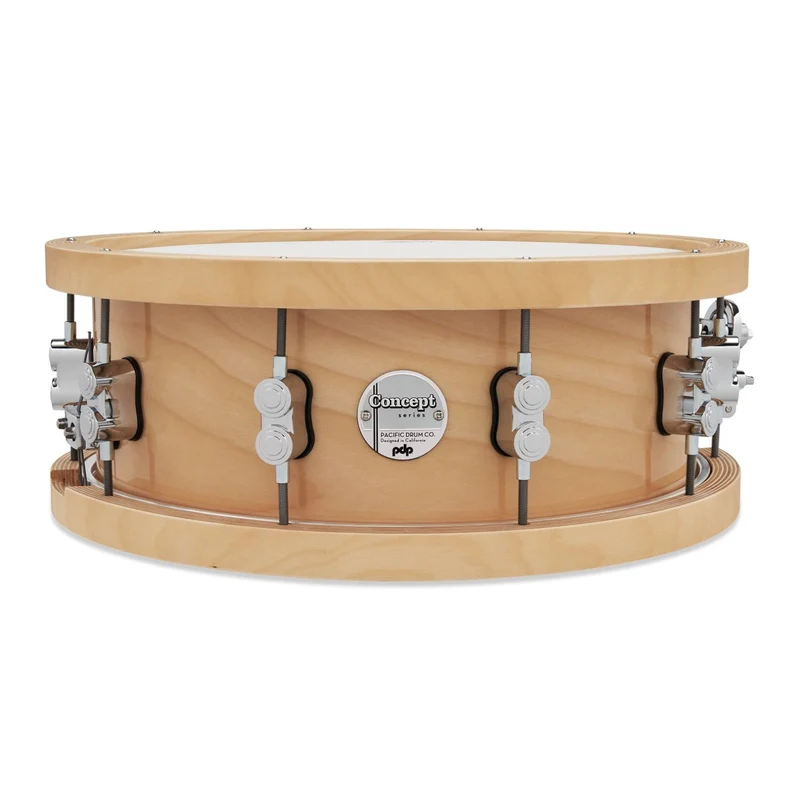 PDP Concept Maple 14" x 5.5" 20 Ply Snare Drum w/ Wood Hoops