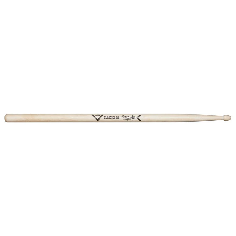 Vater VSMC5BW Sugar Maple Classics 5B Wood Tip Drumsticks (Pair)