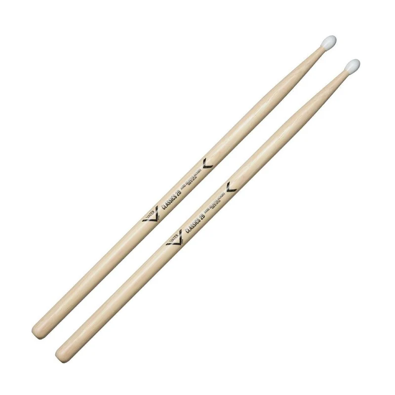 Vater VSMC2BN Sugar Maple Classics 2B Nylon Tip Drumsticks (Pair)