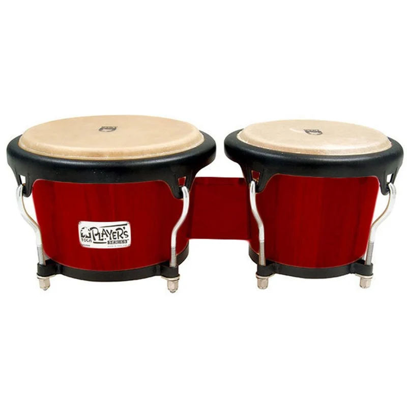 Toca 7 & 8-1/2" Players Series Wooden Bongos (Natural)