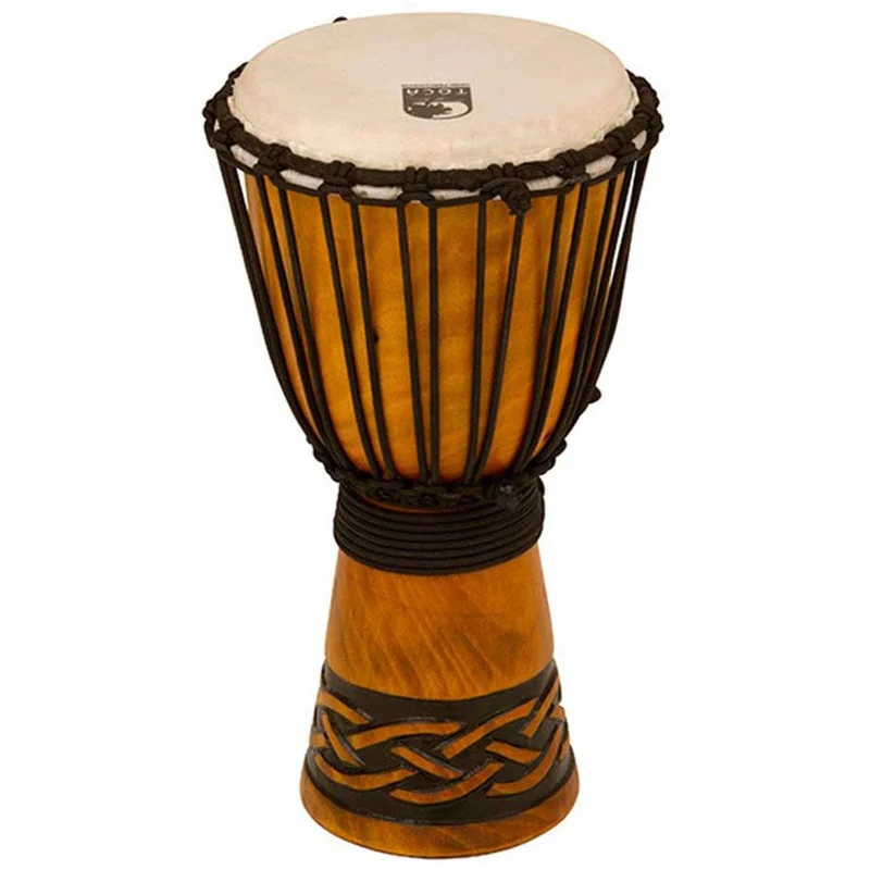 Toca Origins Series Wooden Djembe 10" Synthetic Head (Tribal Mask)