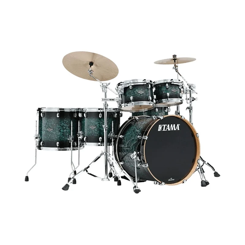 Tama Starclassic Performer Maple/Birch 4-Pc Shells MBS42S (Molten Steel Blueburst)