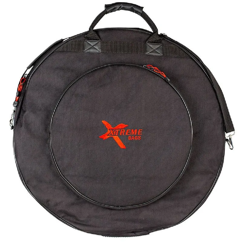 Xtreme DA574 24" Cymbal Bag w/ 16" Side Pocket (Black)