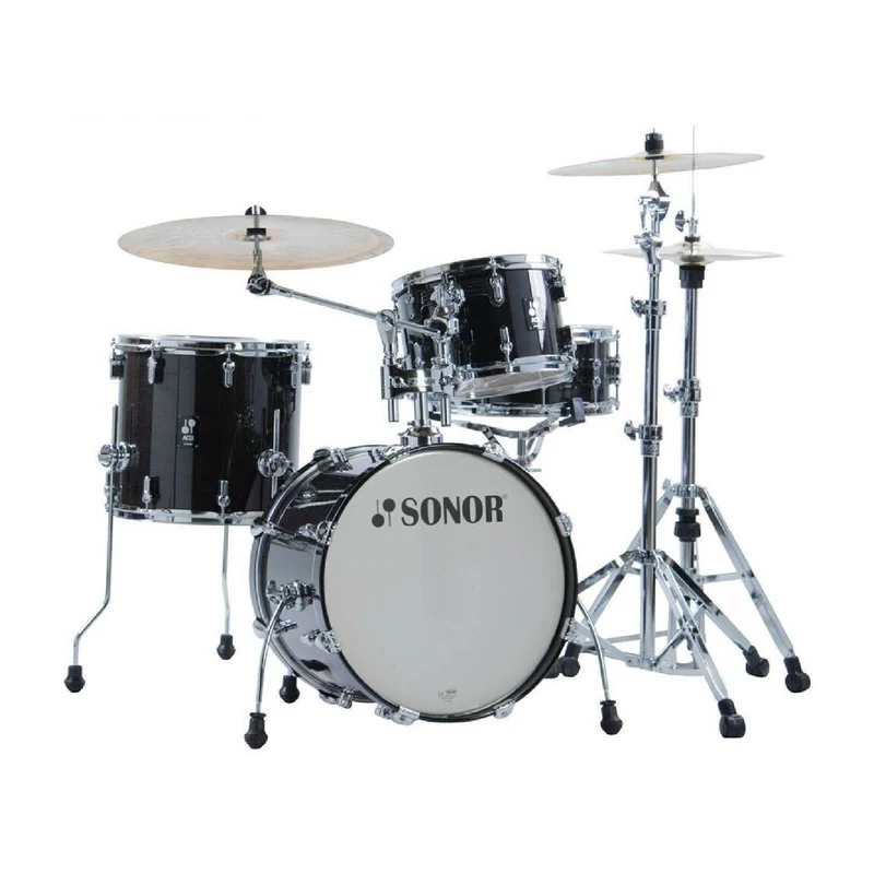 Sonor Bop AQ2 AllMaple 4Piece Drum Shell Pack Transparent Black