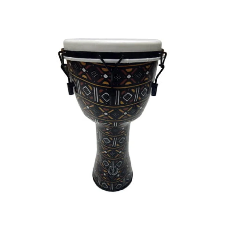 Samba Djembe 12 Inch PVC Lug Tuned Mud Cloth Finish