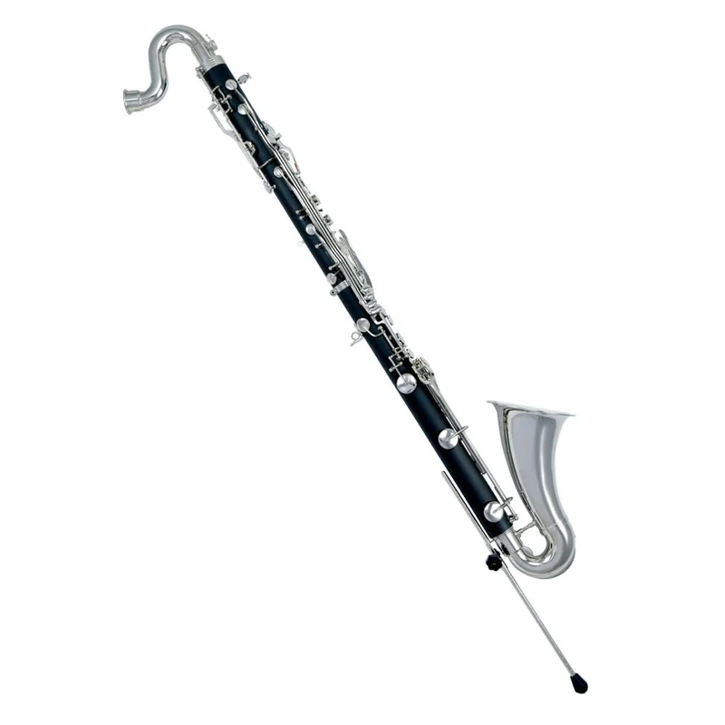 Schagerl Bass Clarinet One Piece ABS Resin Body - Brushed Wood-Like Finish