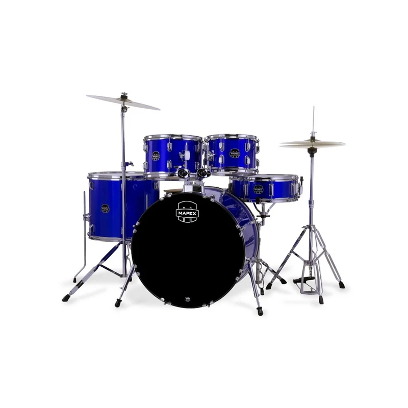 Mapex Comet 20" 5-Piece Drumkit Pack w/ Cymbals & Hardware (Indigo Blue)