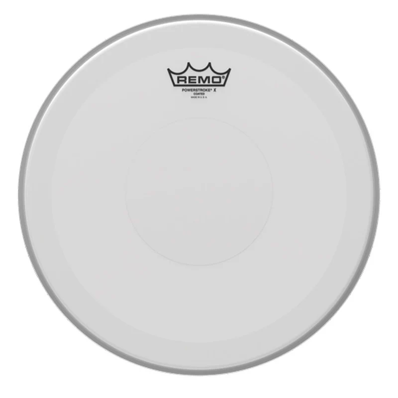 Remo PX-0114-C2 Powerstroke P3 X Coated Drumhead - Coated Top Clear Dot, 14"
