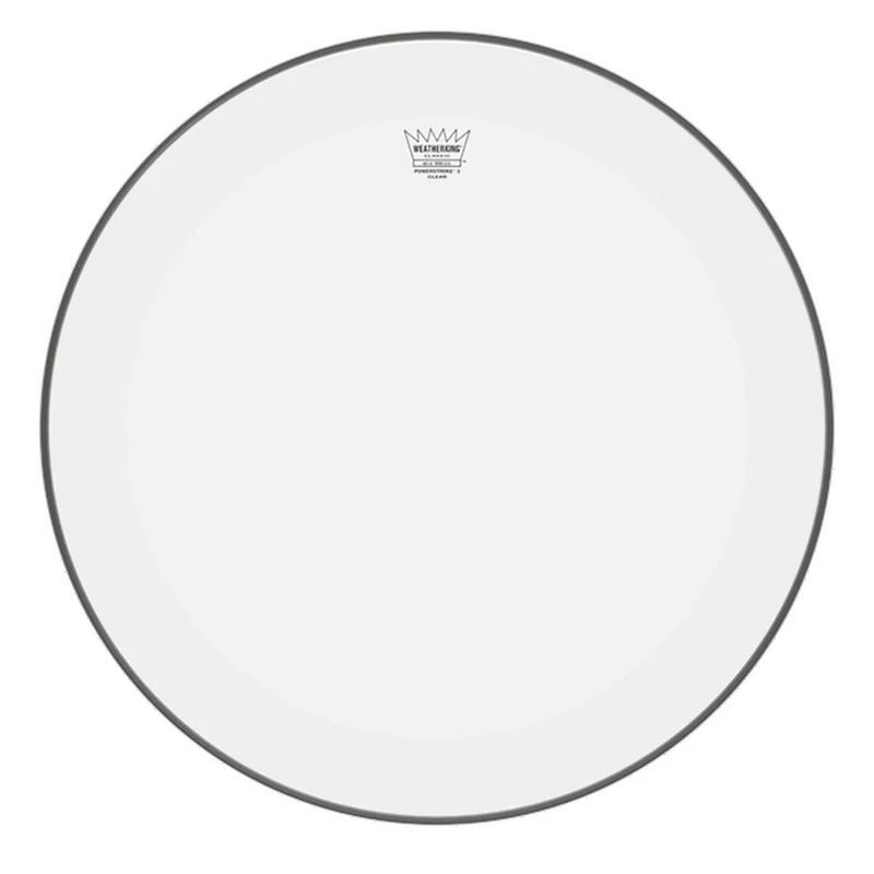 Remo P3-1316-C2 Powerstroke P3 Clear Bass Drumhead, 16" w/ Falam Patch