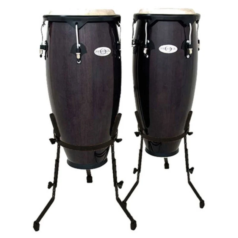 Toca 10" & 11" Synergy Series Congas w/ Stand (Transparent Black)