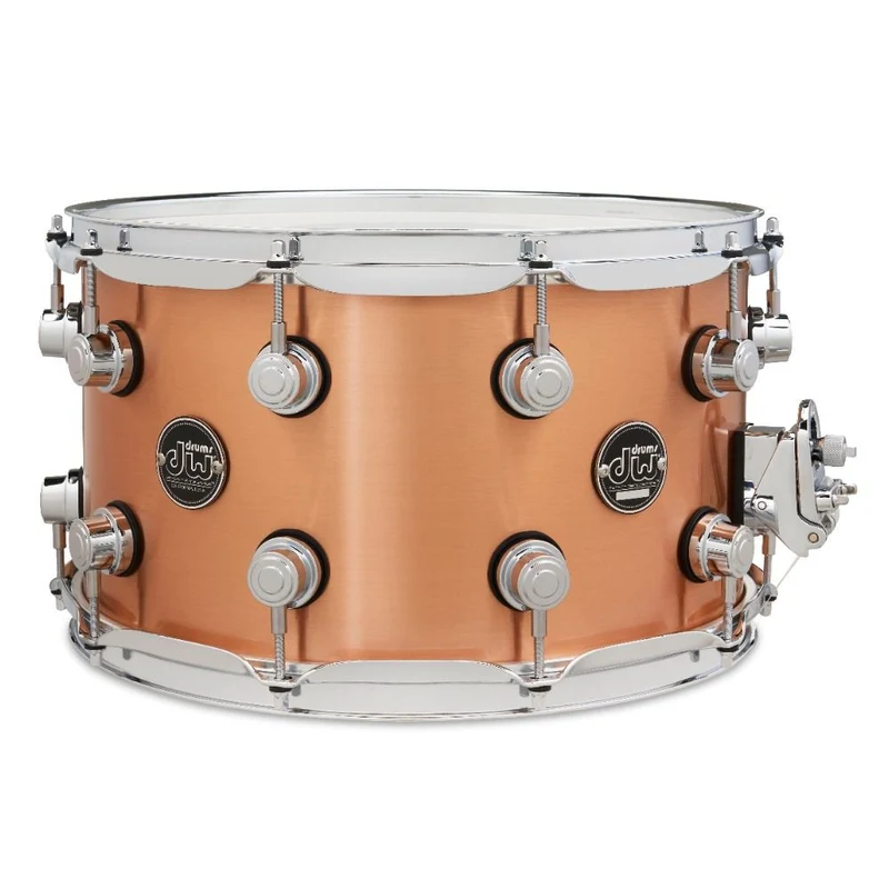 DW Performance Series 14" x 8" 1mm Polished Copper Snare Drum