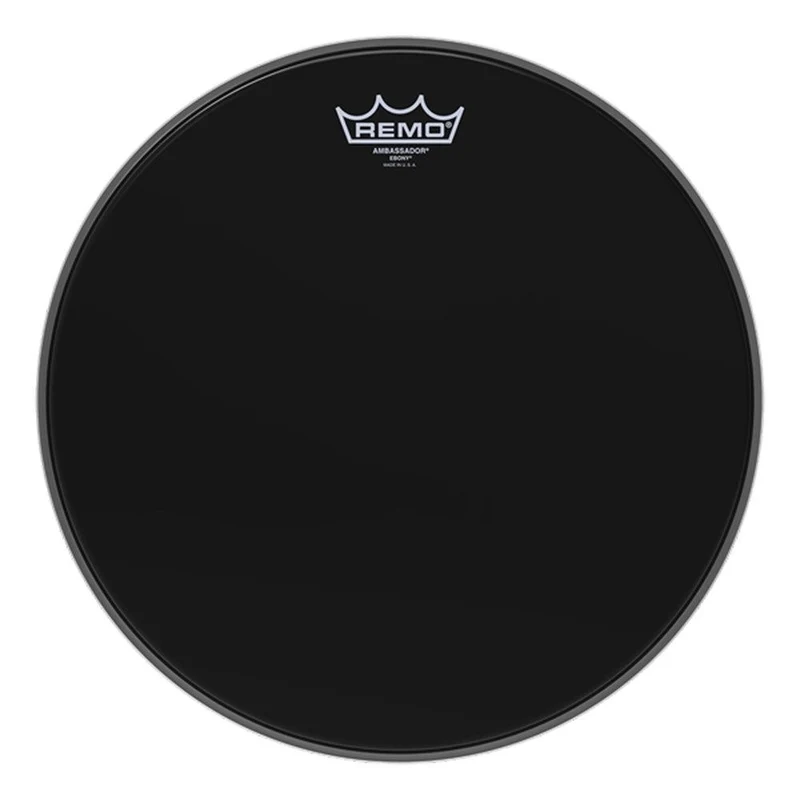 Remo ES-1022-00 Ambassador Ebony Bass Drumhead, 22"