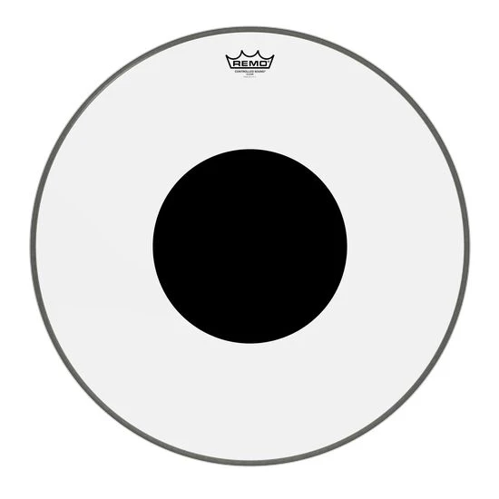 Remo Controlled Sound 20inch Clear Black Dot Bass Drumhead