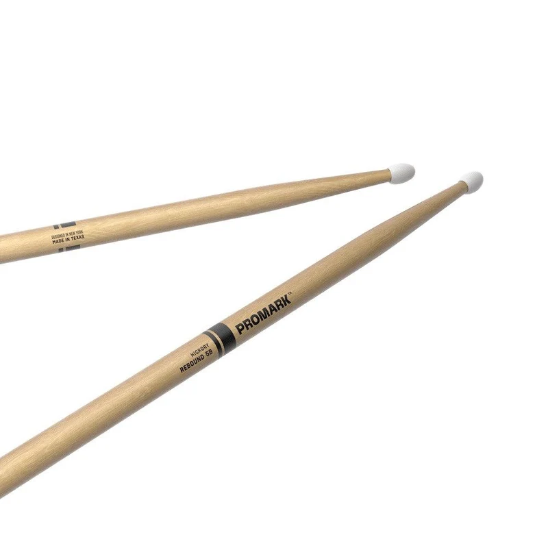 ProMark Rebound 5B Hickory Drumstick Oval Nylon Tip