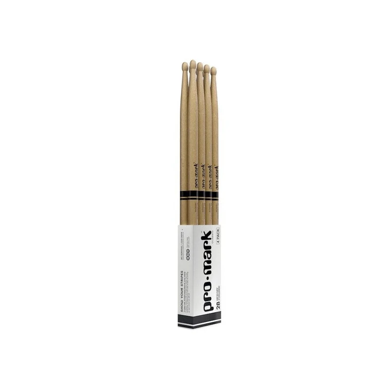 ProMark Classic Forward 2B Hickory Drumstick Oval Wood Tip 4-Pack