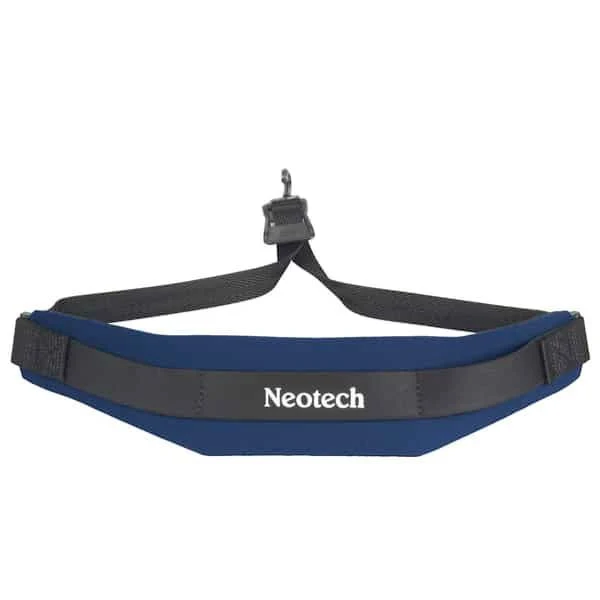 Neotech Soft Sax Strap - Open Plastic Hook - Regular - Coloured [Navy]