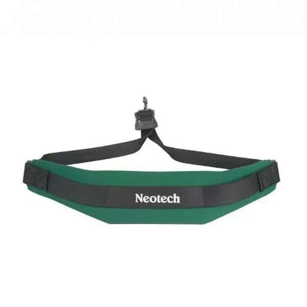Neotech Soft Sax Strap - Open Metal Hook - Regular - Coloured [Forest Green]