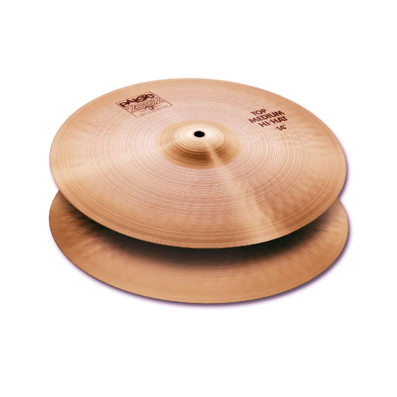 Paiste 14" 2002 Medium Hi-Hat Cymbals (Pair)