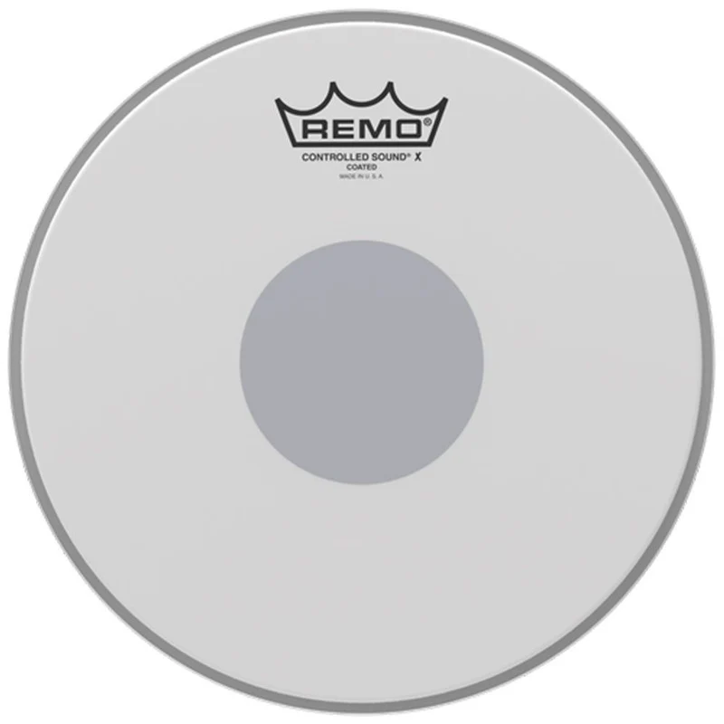 Remo CX-0110-10 Controlled Sound X Coated Black Dot Snare Drumhead Bottom Black Dot, 10"