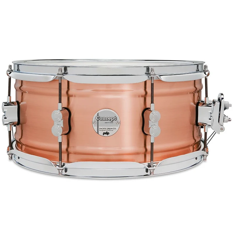 PDP Concept 14" x 6.5" Snare Drum Polished Copper PDSN6514NBCC
